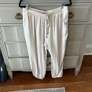 Never worn tan joggers